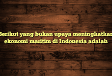 Berikut yang bukan upaya meningkatkan ekonomi maritim di Indonesia adalah