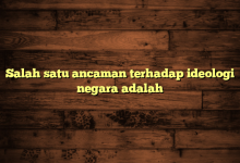 Salah satu ancaman terhadap ideologi negara adalah