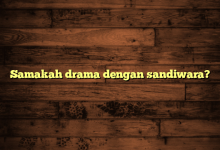 Samakah drama dengan sandiwara?