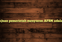 Tujuan pemerintah menyusun APBN adalah