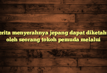 Berita menyerahnya jepang dapat diketahui oleh seorang tokoh pemuda melalui